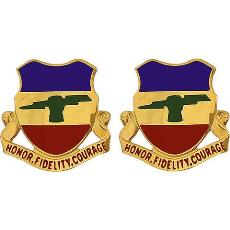 73rd Cavalry Regiment Unit Crest (Honor, Fidelity, Courage)